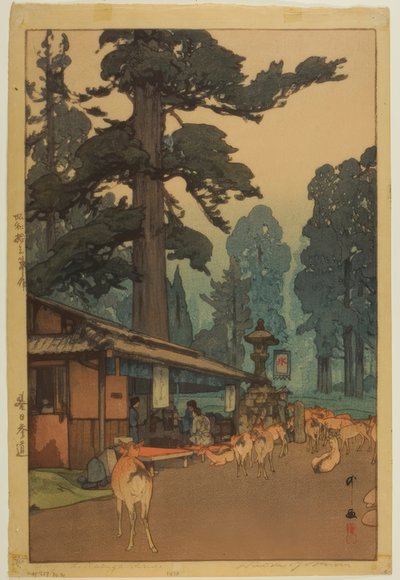 Camino al Santuario Kasuga de Yoshida Hiroshi