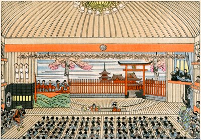 Teatro tradicional japonés: el escenario de Kaboukiza, el teatro principal de Tokio, con su plataforma giratoria de Yoshimune Arai