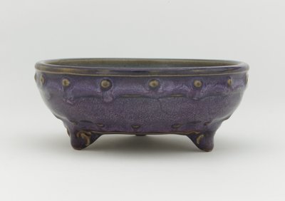 Cuenco de bulbo con número inciso 10 de Yuan Dynasty Chinese School