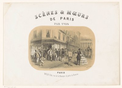 Exterior de la editorial Wild in Paris
Scènes & moeurs de Paris (título de la serie en el objeto) de Yves