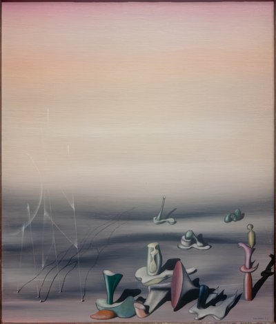 Sin título (Algunos caballeros) de Yves Tanguy
