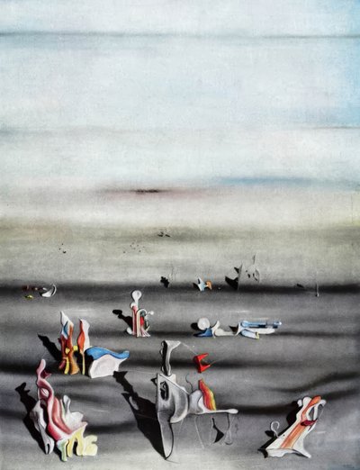 Los muebles del tiempo de Yves Tanguy