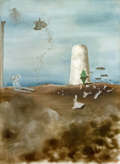 Muerto, acechando a su familia de Yves Tanguy