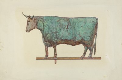Veleta de buey, c. 1941 de Zabelle Missirian