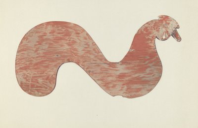 Veleta de madera, probablemente 1939 de Zabelle Missirian