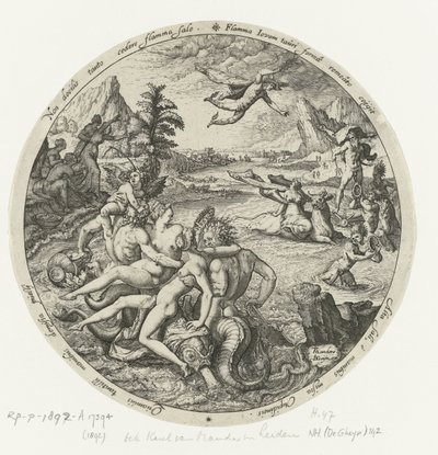 El robo de Europa de Zacharias Dolendo (attributed to)