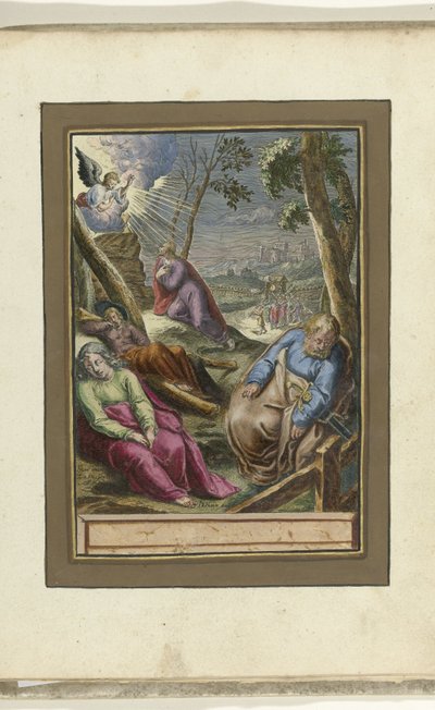 Cristo en la corte de Getsemaní Pasión de Cristo (título de la serie) de Zacharias Dolendo