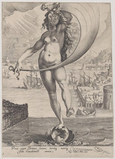 Fortuna, de Virtudes y Vicios, 1596-97 de Zacharias Dolendo