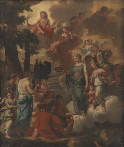 Un sacrificio a Apolo de Zacharias Webber