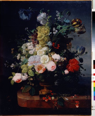 "Bouquet de fleurs" Peinture de Zachee Prevost (1797-1861) 1787 State Museum Arkhangelskoye Estate, Moscow de Zachée Prévost