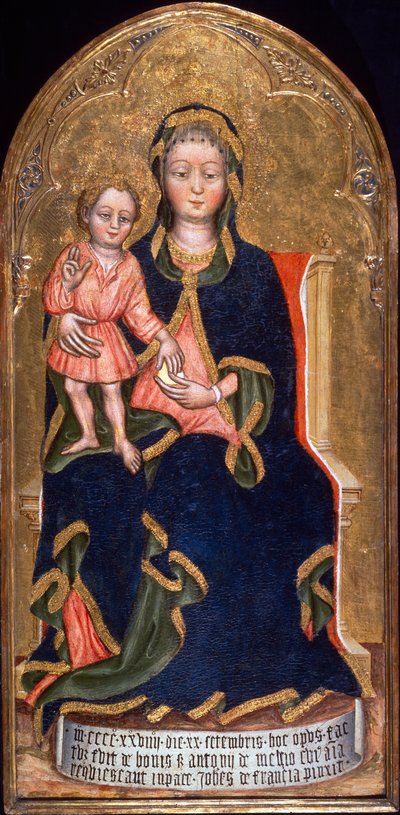 Virgen con el Niño (pintura) de Zanino di Pietro