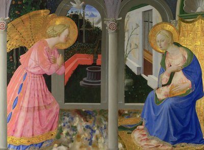 La Anunciación, c. 1440 de Zanobi Strozzi