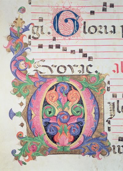 Misal 515 fol.146r Inicial historiada 