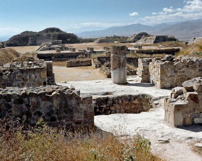 El templo del norte (500 a.C.-850 d.C.) de Zapotec Zapotec