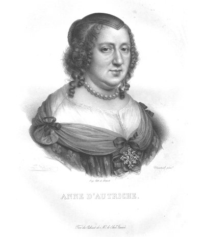 Ana de Austria, c1820-1840 de Zephirin Felix Jean Marius Belliard