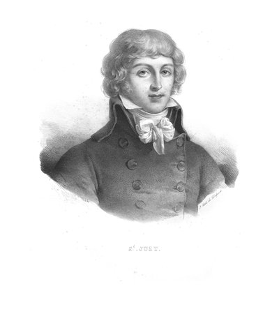 Louis Antoine de Saint-Just, 1824 de Zephirin Felix Jean Marius Belliard