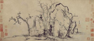Rocas Elegantes y Árboles Dispersos de Zhao Mengfu