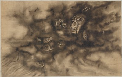 Dragones en las nubes de Zhou Xun