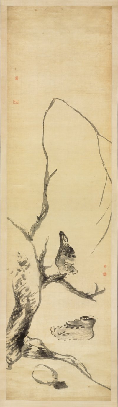 Pájaros y patos de Zhu da Bada Shanren