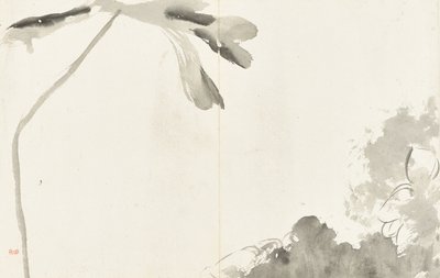 Paisajes y flores, álbum de seis hojas de Zhu da Bada Shanren