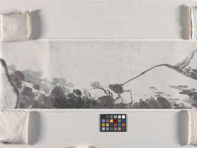 Estanque de lotos (tinta sobre papel) de Zhu da Bada Shanren