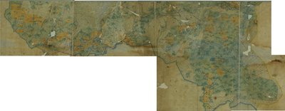 Ruso: Mapa del distrito de Pokrovsky (PGM 1 verst) 1780 - 1790 de неизвестны