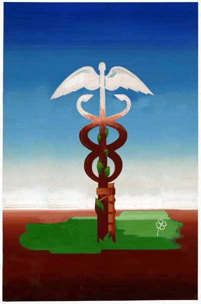 Un caduceo, ca 1930 de . .