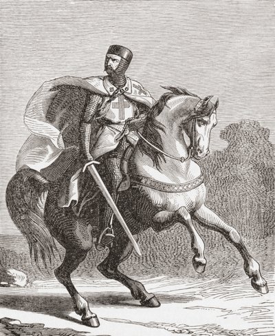 Un soldado de los Caballeros Templarios de . .