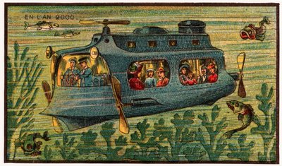 Un autobús submarino, c.1910 de . .