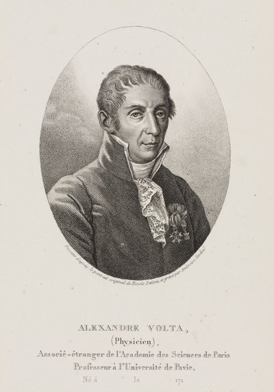 Alessandro Volta, físico e inventor italiano, c 1800 de Frederick (attr. to) Barnard