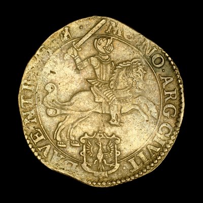 Moneda antigua que representa a un caballero a caballo (foto) de Hippolyte Lalaise Devéria