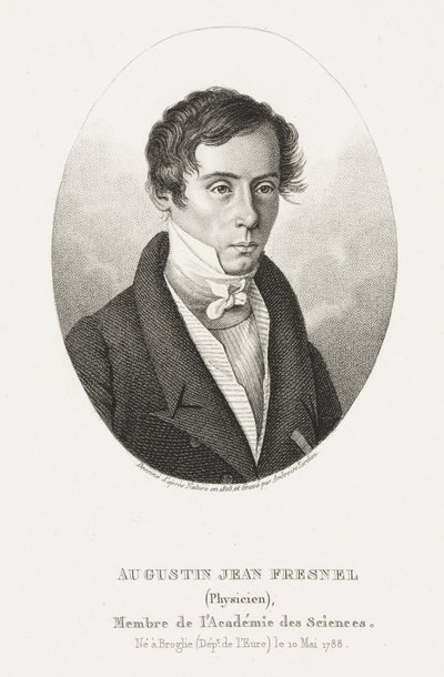 Augustin Jean Fresnel, físico francés de Frederick (attr. to) Barnard