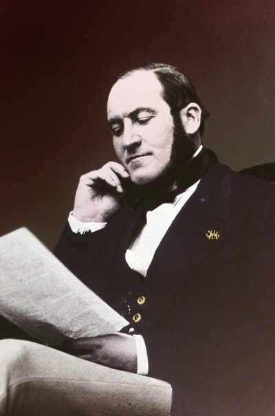 Barón Georges Eugene Haussmann. circa 1865 (foto en b/n) de . .