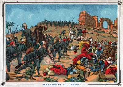 Batalla de Wadi Lebda de Ferdinand Georg Waldmuller