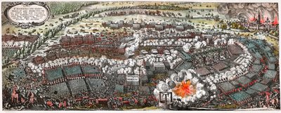 Batalla de Lützen entre las tropas suecas y la Liga Católica (Sacro Imperio) de . .