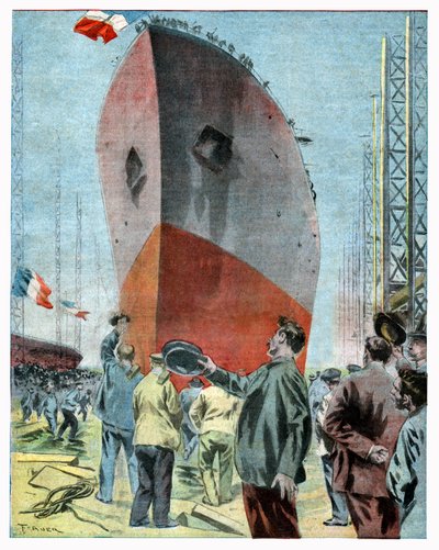 Acorazado Le Jean Bart de . .