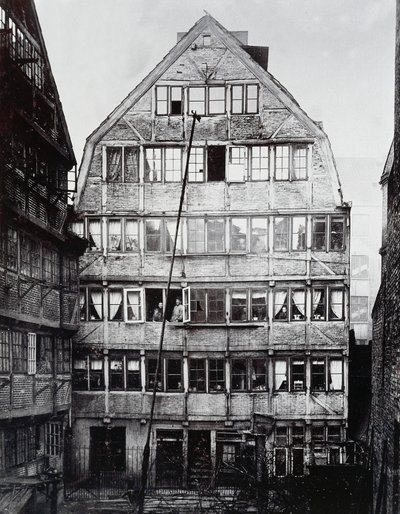 Lugar de nacimiento del compositor alemán Johannes Brahms (1833-1897) en Hamburgo, Alemania de William Walcutt