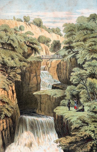 Puente Bracklinn sobre las cataratas Bracklinn de . .