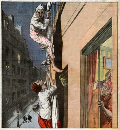Robo en París de Ferdinand Georg Waldmuller