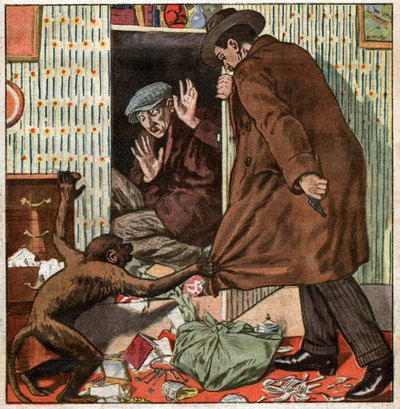 Robo en Francia de Ferdinand Georg Waldmuller