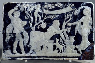 Camafeo que representa el Tocador de Venus, con una asistente y Dionisio de Hippolyte Lalaise Devéria