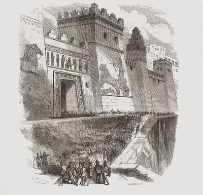 Captura de Babilonia por Ciro el Grande de . .