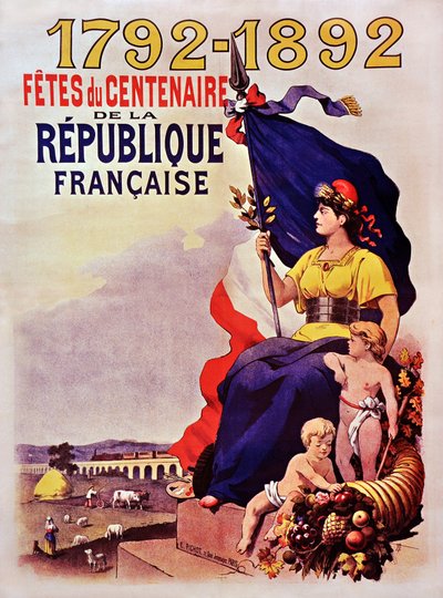 Celebraciones del centenario de la República Francesa de . .