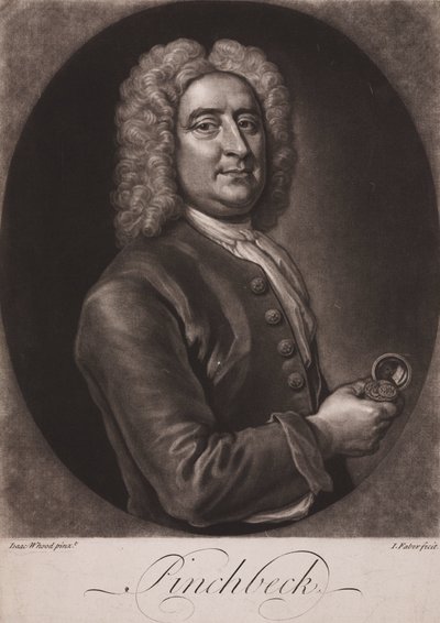 Christopher Pinchbeck, relojero y fabricante de juguetes inglés, c 1725 de Frederick (attr. to) Barnard