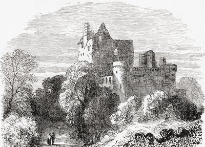 Castillo de Craigmillar, Edimburgo, Escocia de . .