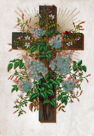 Cruz de Jesucristo, circa 1910 (litografía) de . .