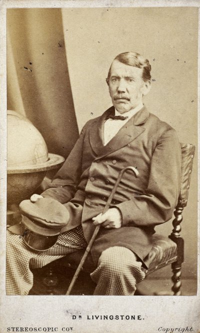 David Livingstone, misionero y explorador escocés, c. 1860s de Frederick (attr. to) Barnard