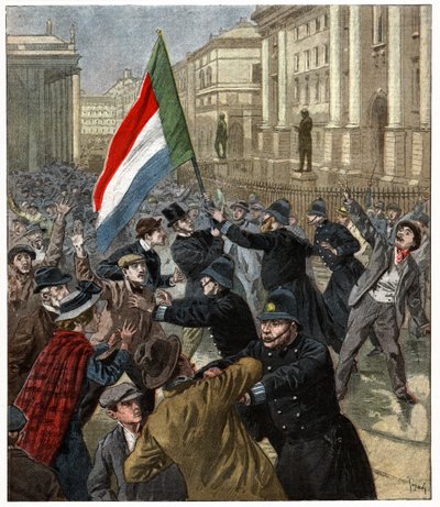 Manifestaciones en Dublín de . .
