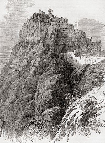 Castillo de Edimburgo, Castle Rock, Edimburgo, Escocia de . .