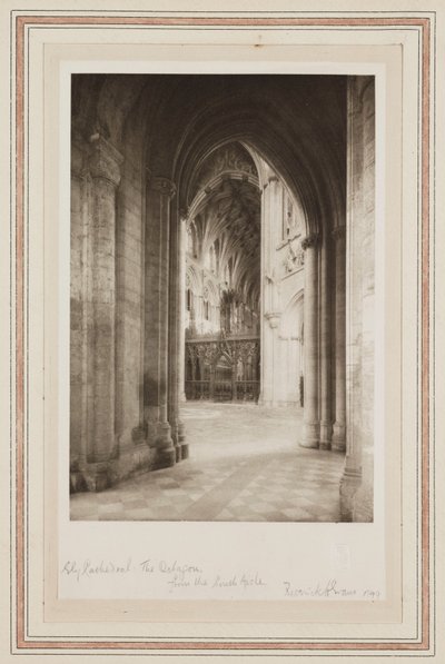 Catedral de Ely, el Octágono desde el Pasillo Sur de John Pardon